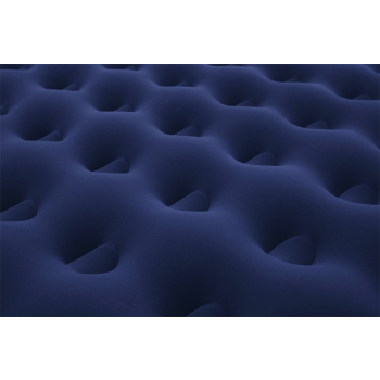 Dmuchany Materac do spania King 2-osobowy flokowany BESTWAY 203x183x22cm + Zestaw naprawczy